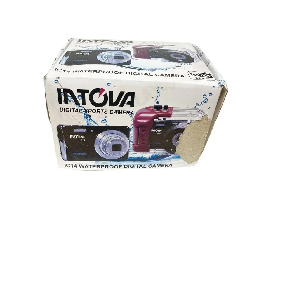 CASE ONLY Intova IC14 IC-14 Camera Waterproof Underwater Case w/ Strap